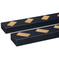 CanDo roomdivider profiel schuin MDF zwart 100x6,5x5,7cm