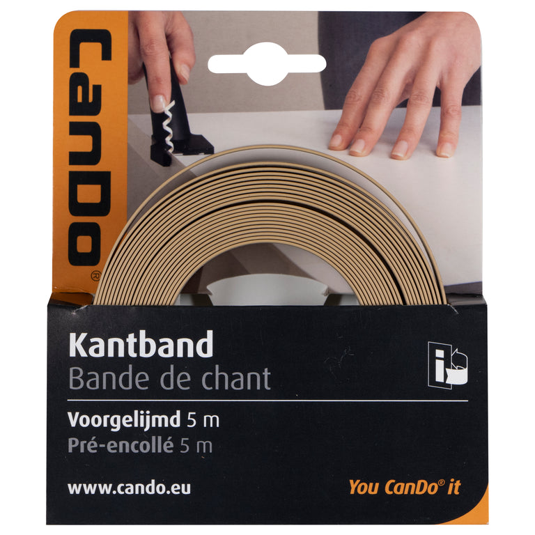 CanDo kantband meubelpaneel houtnerf warm eiken 2,5cm 5m
