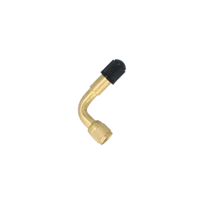 Dresco pompnippel autoventiel goud, zwart