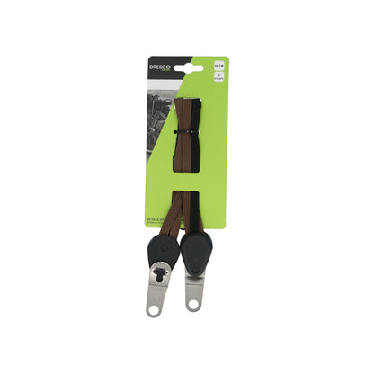 Dresco bagagebinders zwart, bruin