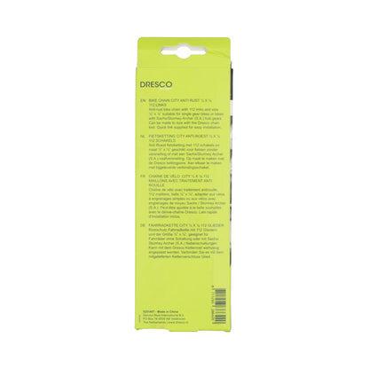 Dresco City ketting 112 schakels zilver