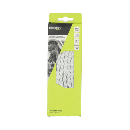 Dresco City ketting 112 schakels zilver