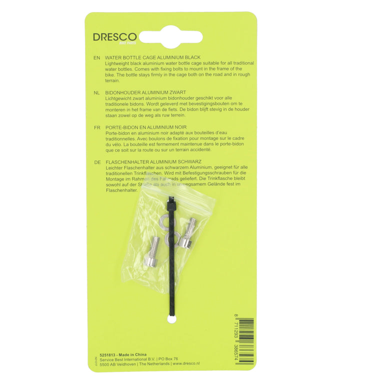 Dresco bidonhouder zwart