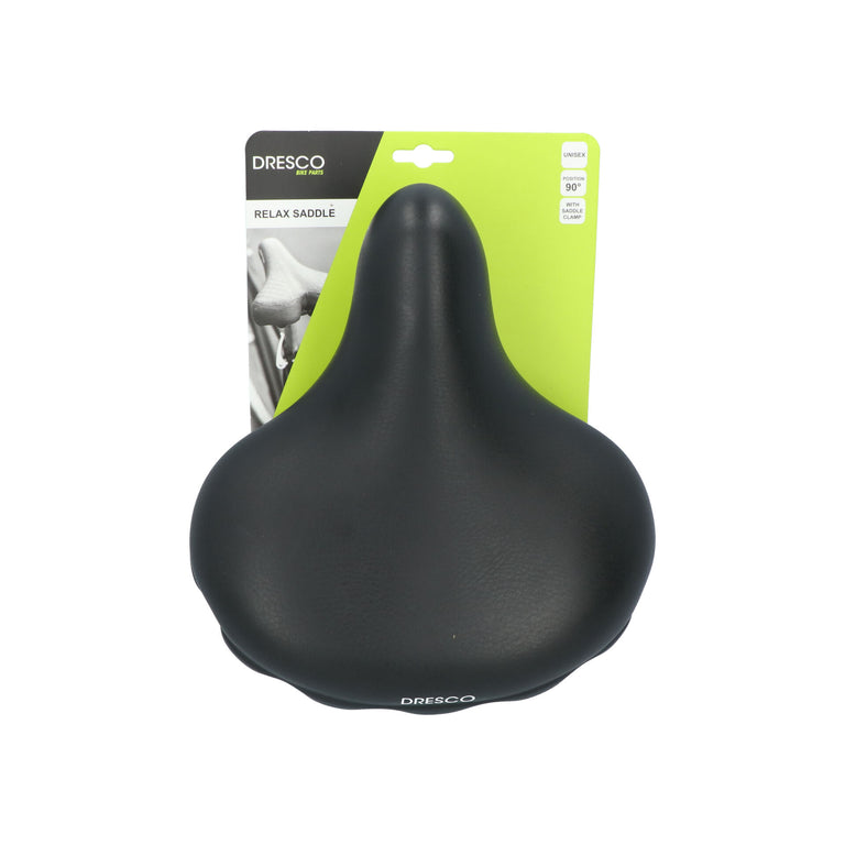 Dresco fietszadel Urban XL zwart