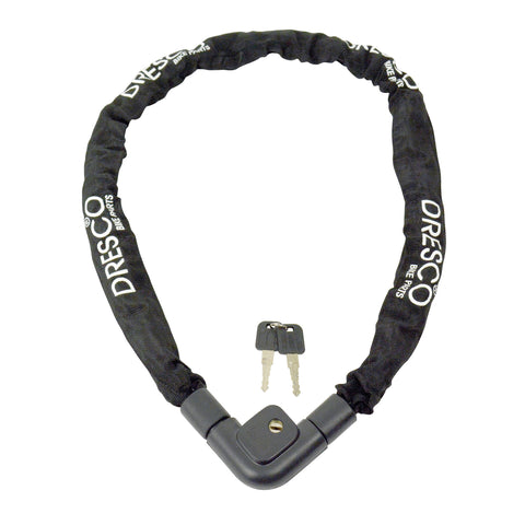 Dresco kettingslot staal zwart