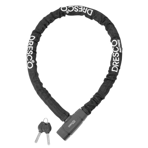 Dresco kettingslot staal zwart