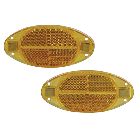 Dresco spaakreflector oranje 2st