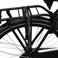 Dresco bagagebinders zwart reflecterend