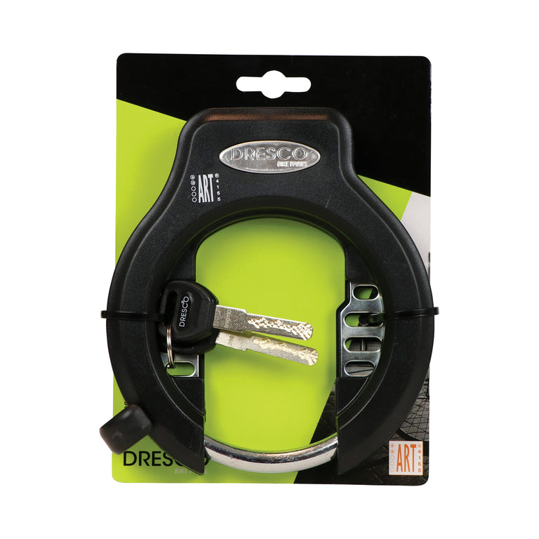 Dresco ringslot Art** zwart, zilver