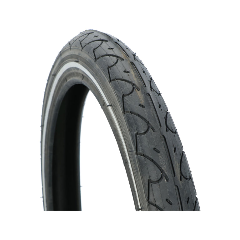 Dresco buitenband 16 inch 47-305 zwart reflecterend