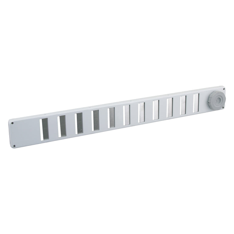 STARX  binnenrooster kunststof wit 4x37x2cm