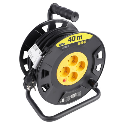 Q-Link kabelhaspel 4-voudig 40m