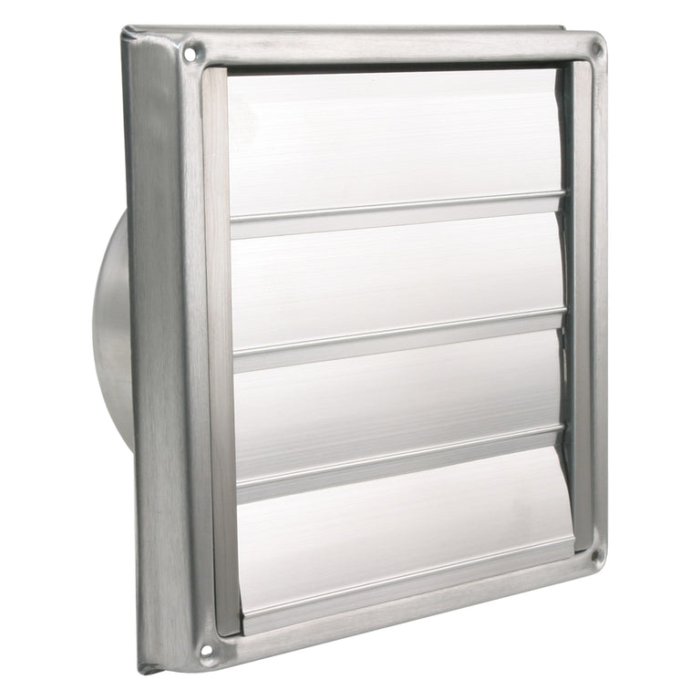 STARX  gevelklep rvs grijs 18x18x7cm