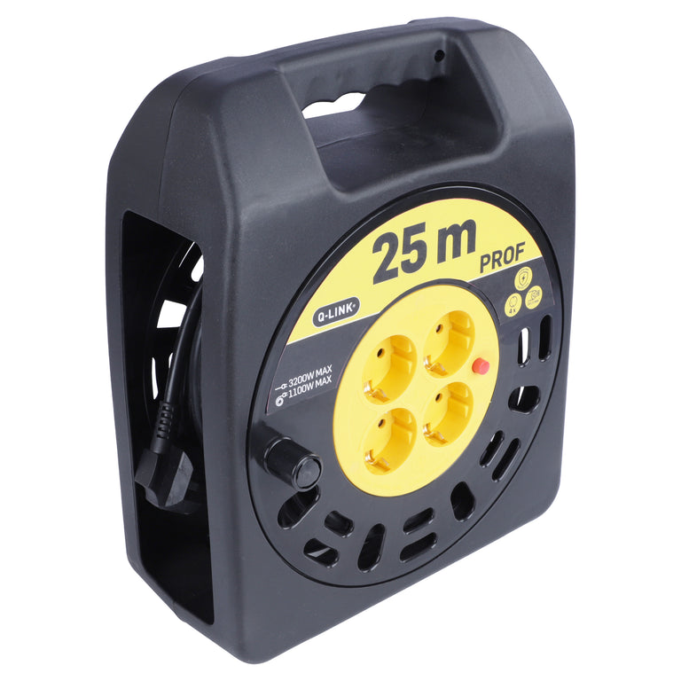 Q-Link Prof Outdoor kabelbox 4-voudig 25m