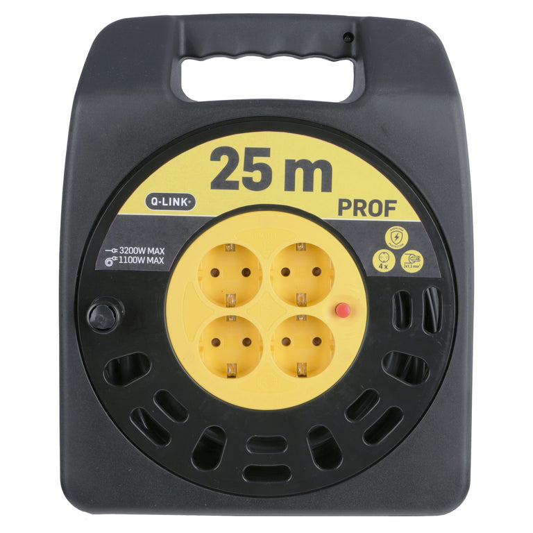 Q-Link Prof Outdoor kabelbox 4-voudig 25m