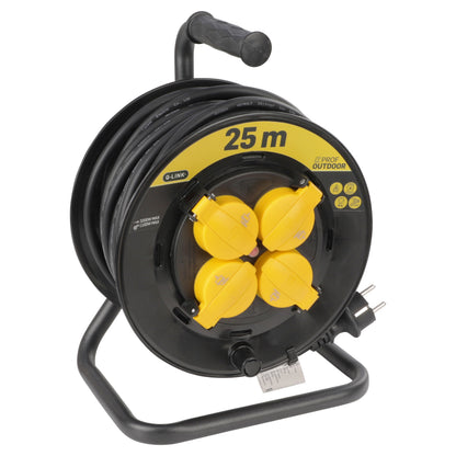 Q-Link Prof Outdoor kabelhaspel 4-voudig 25m