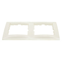 Berker S1 afdekraam 2-voudig polarwit