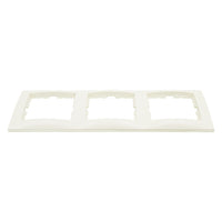 Berker S1 afdekraam 3-voudig polarwit