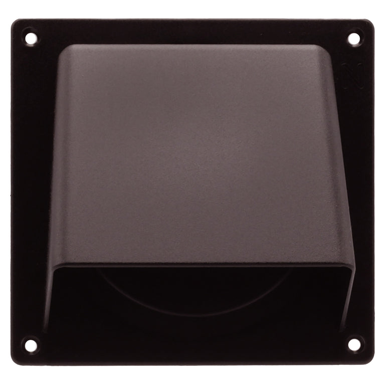 STARX  gevelklep kunststof bruin 10x15,5x20cm