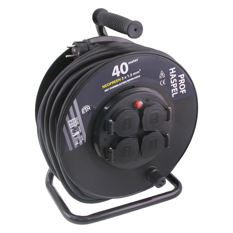 Q-Link Prof Outdoor kabelhaspel 4-voudig 40m