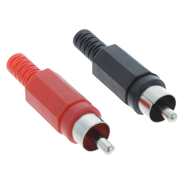 Q-Link tulp stekker male 4xrood 4xzwart