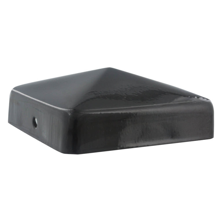 Starx paalafdekkap gepunt zwart 7x7x3cm