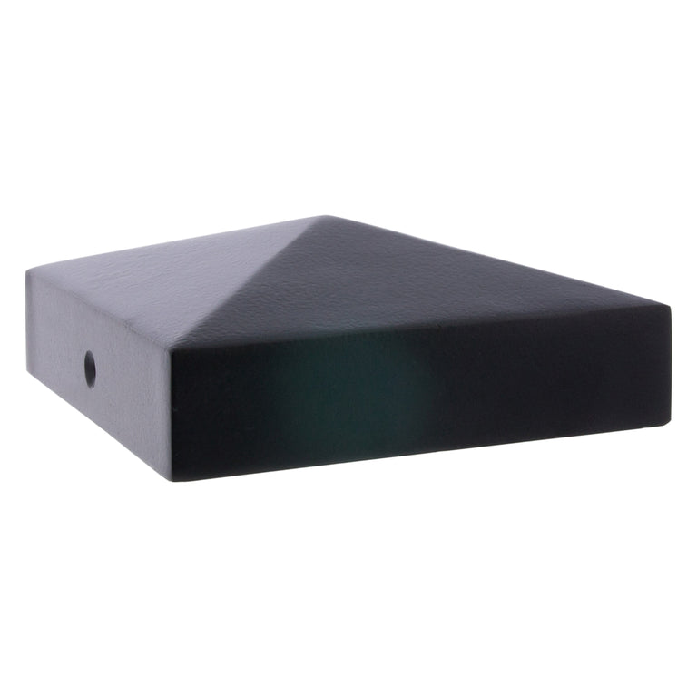 Starx paalafdekkap zwart 9x9cm
