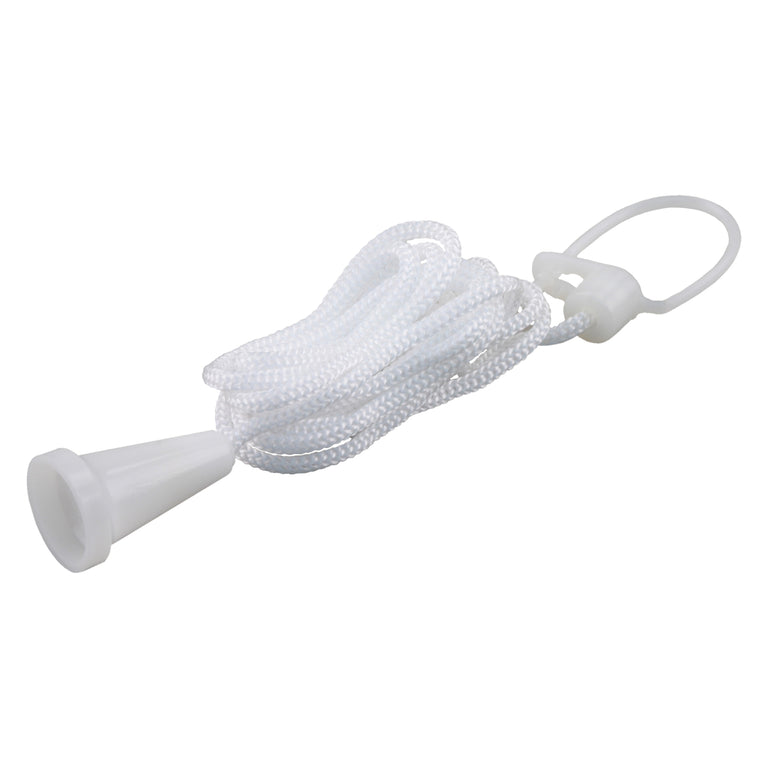 Q-Link trekkoord met reflecterende knop wit