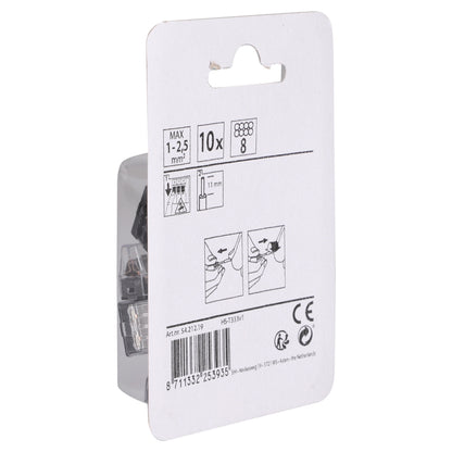 Q-Link lasklem 8-polig 1.0 - 2.5mm 10st