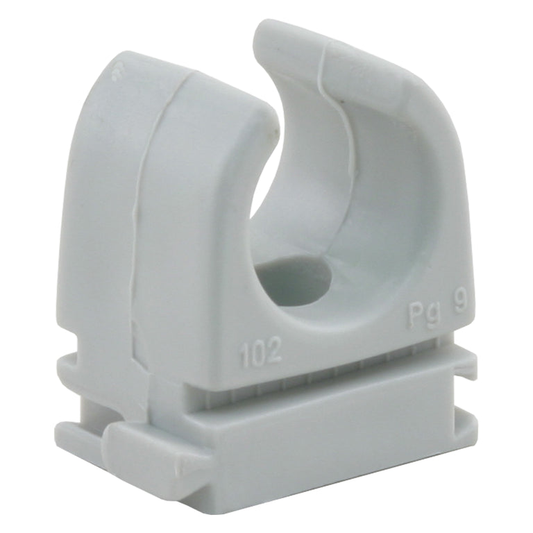 Q-Link klembeugel PVC grijs 5/8" 20 stuks