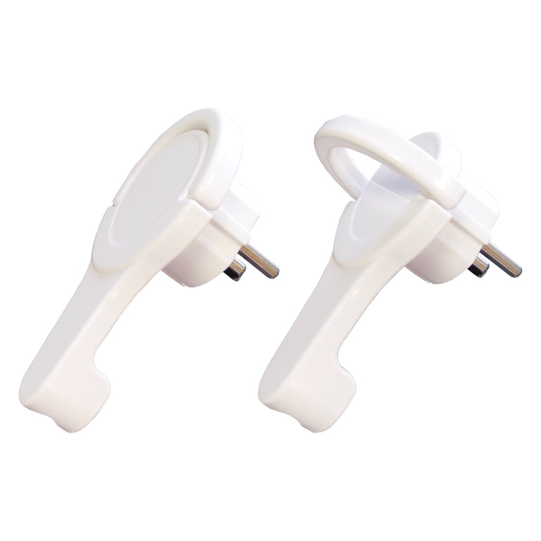 Q-LinkStekker plat met randaarde 16A wit