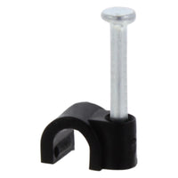 Q-Link kabelclip rond 4mm zwart 20 stuks