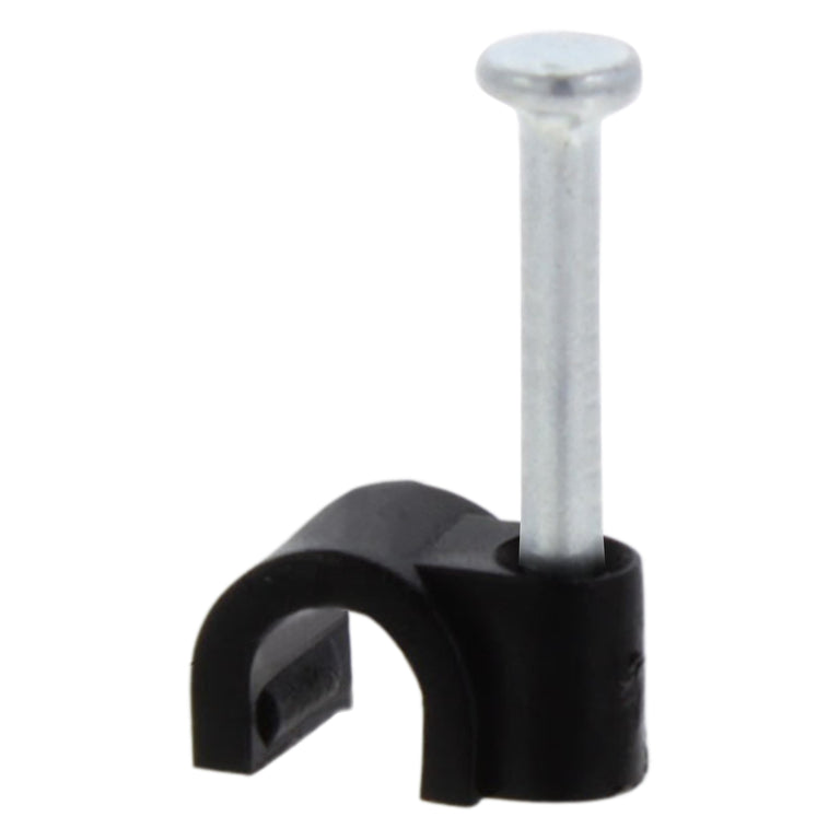 Q-Link kabelclip rond 4mm zwart 20 stuks