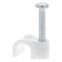 Q-Link kabelclip rond wit 5mm 20 stuks