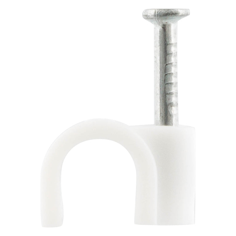 Q-Link kabelclip rond wit 6mm 50 stuks