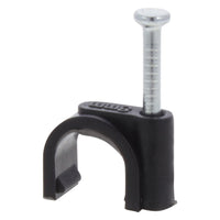 Q-Link kabelclip rond 8mm zwart 50 stuks