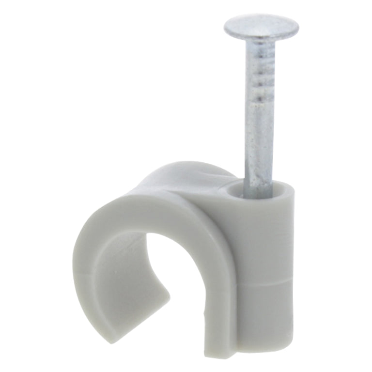 Q-Link kabelclip rond 8-10mm grijs 50 stuks