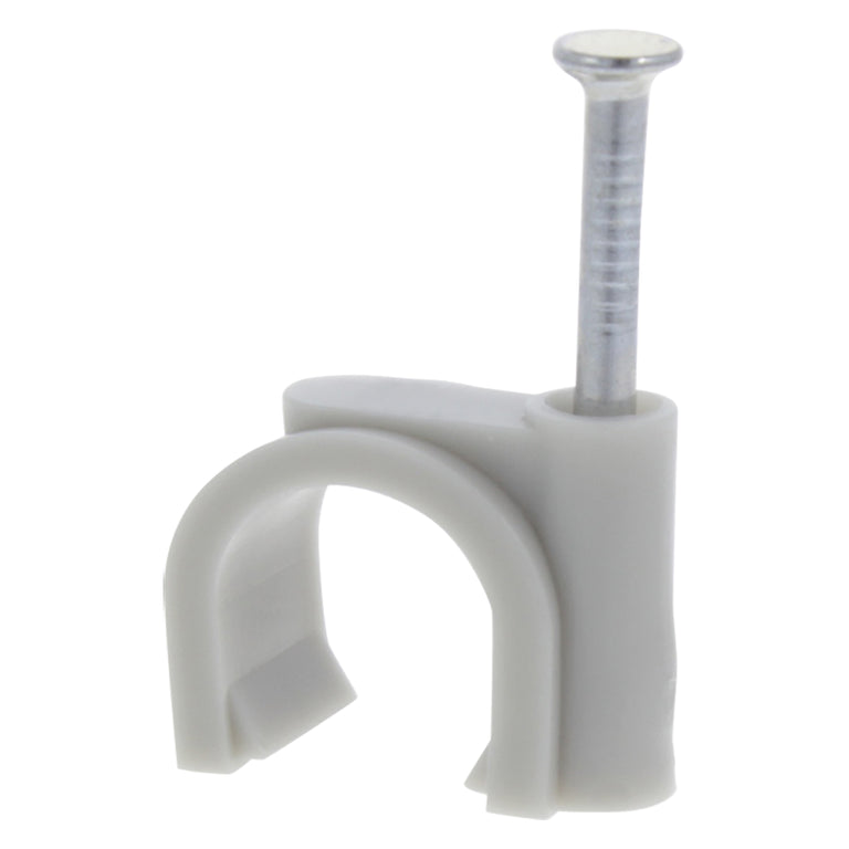 Q-Link kabelclip rond 14mm grijs 20 stuks