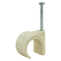 Q-Link buisclip rond PVC crème 16-19mm 40 stuks