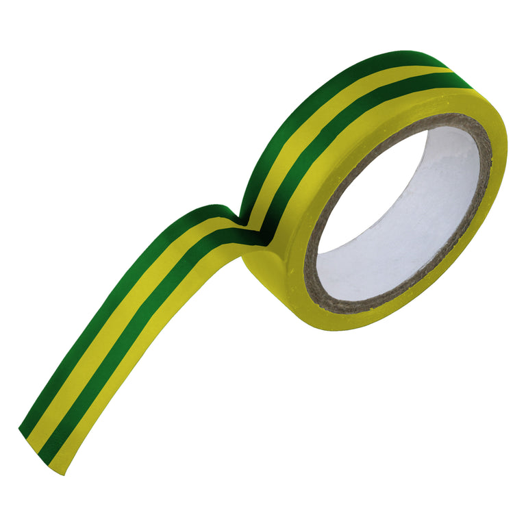 Isolatieband geel/groen 15mm 4,5m