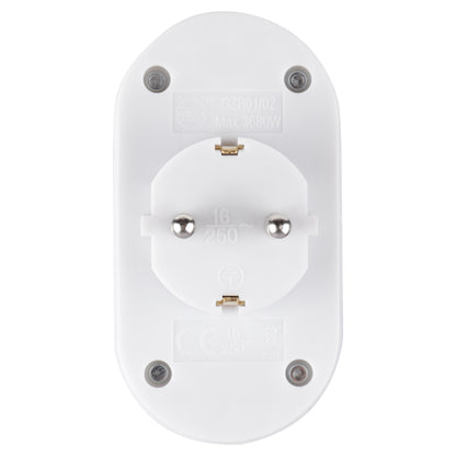 Q-Link verloopstekker 2-voudig verticaal wit