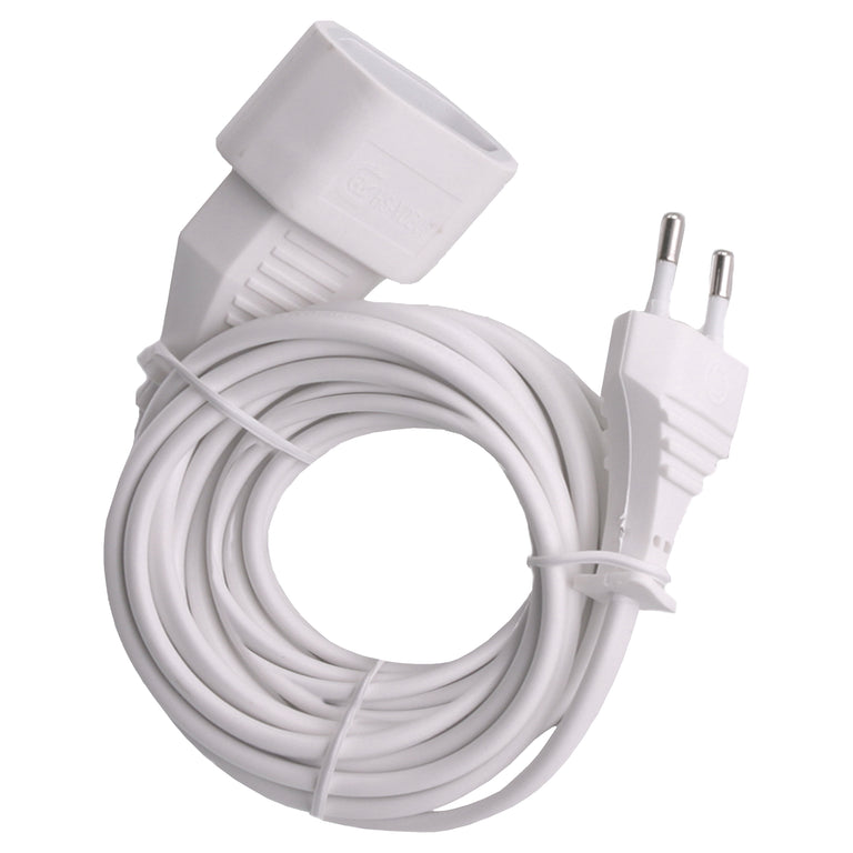Q-Link euroverlengsnoer wit 5m