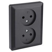 QL inb contactdoos 2v zw