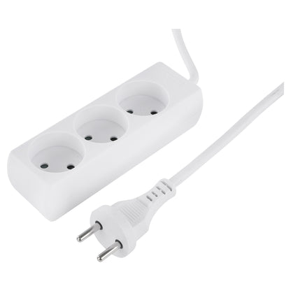 Q-Link stekkerdoos 3-voudig wit 1,5m
