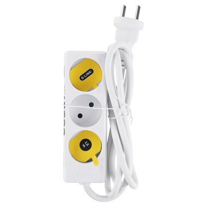 Q-Link stekkerdoos 3-voudig wit 1,5m