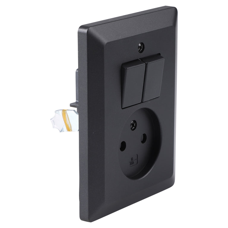 Q-Link inbouw schakelaar zwart