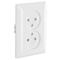 Jung inbouw stopcontactdoos 2-voudig wit