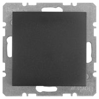 Berker blindplaat zwart 7,1x1,8x7,1cm