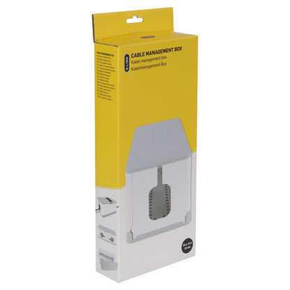 Q-Link kabel management box wit, grijs