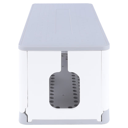 Q-Link kabel management box wit, grijs